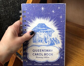 Christmas Carol recycled notebook ref 126