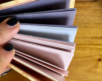 A6 Portrait Notebook, yellow leaf cover ref 90