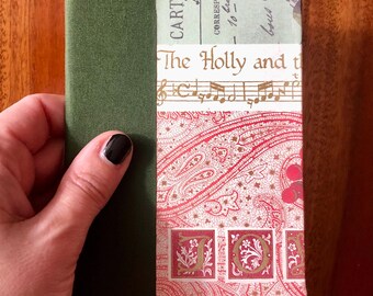 Small Christmas lined note book ref 176