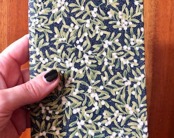 Mini Christmas lined notebook ref 177