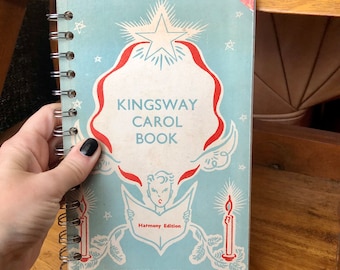 Kingsway Carol Christmas recycled notebook ref 127