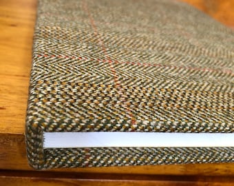 A5 Lined Journal with Tweed Cover (ref 118)