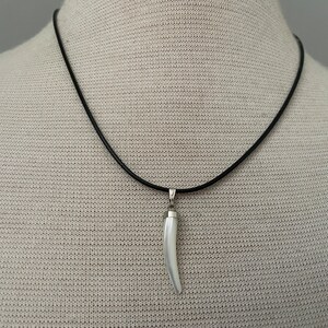 Pearl Tusk Pendant - Etsy