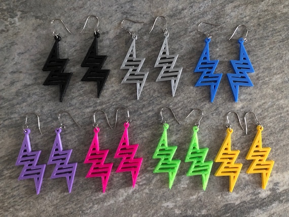 Thunderbolt earrings on sale