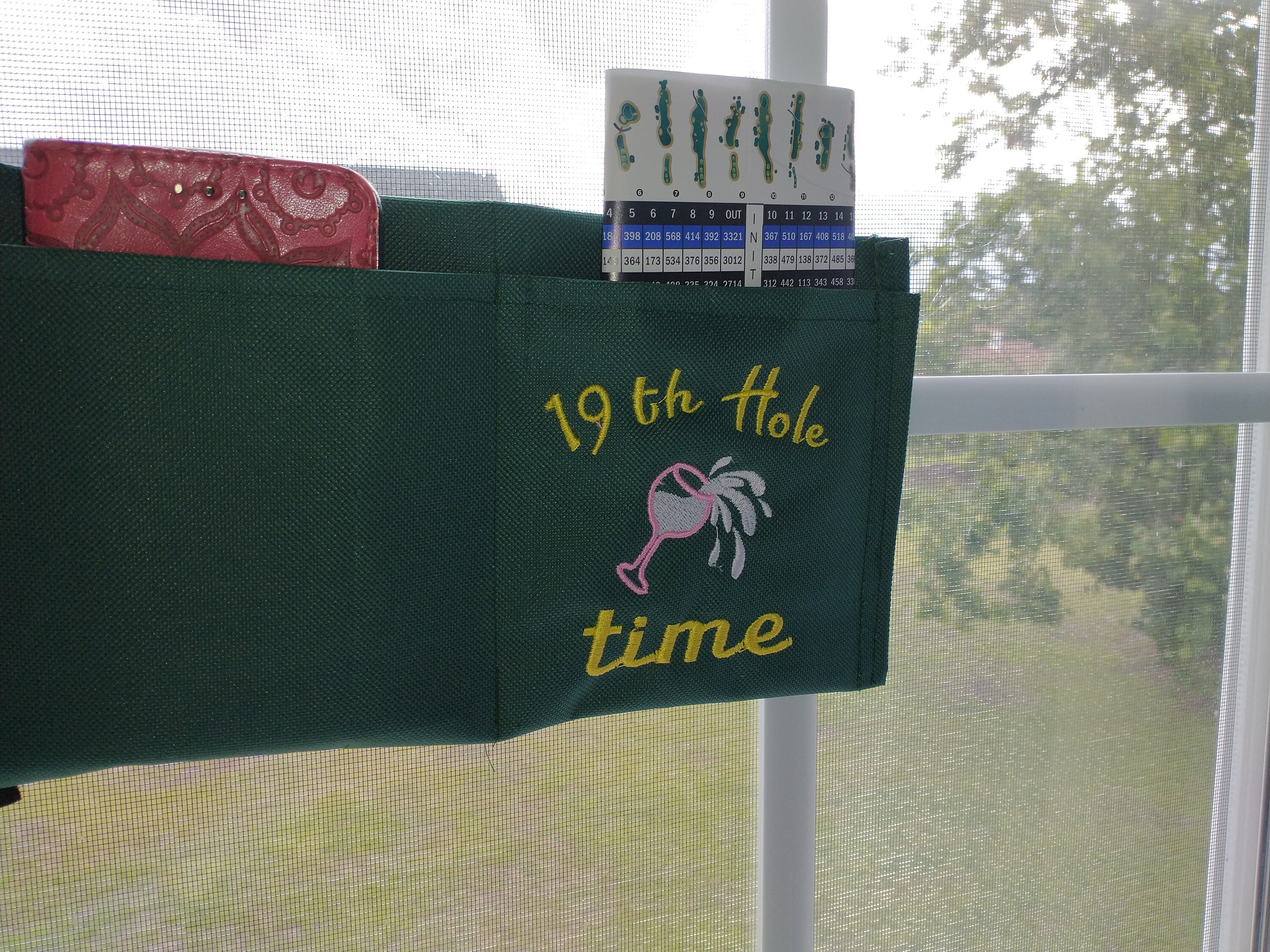 Golfwagen Organizer Teezeit und 19. Loch auf grün | Etsy