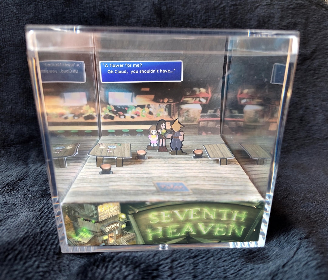 Final Fantasy VII Seventh Heaven Tifa Bar Scene - Etsy