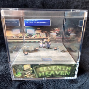 Final Fantasy VII Seventh Heaven Tifa Bar Scene