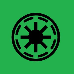 May include: A black and white symbol of a circle with a sunburst design inside. The circle has a thick black border and the sunburst has eight rays.