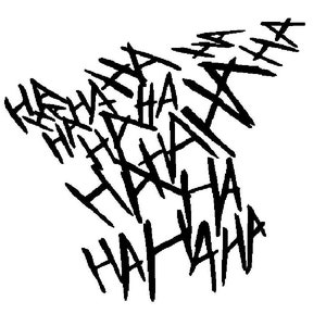 HaHaHa Ha Ha Ha Joker Naklejka winylowa na kask Darmowa wysyłka do USA Wiele kolorów okna laptop telefon komórkowy tablet kubek