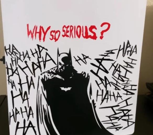 Ha Haha Hahaha Vinyl Decal - Left and Right Sides, Laughter, Joker ...