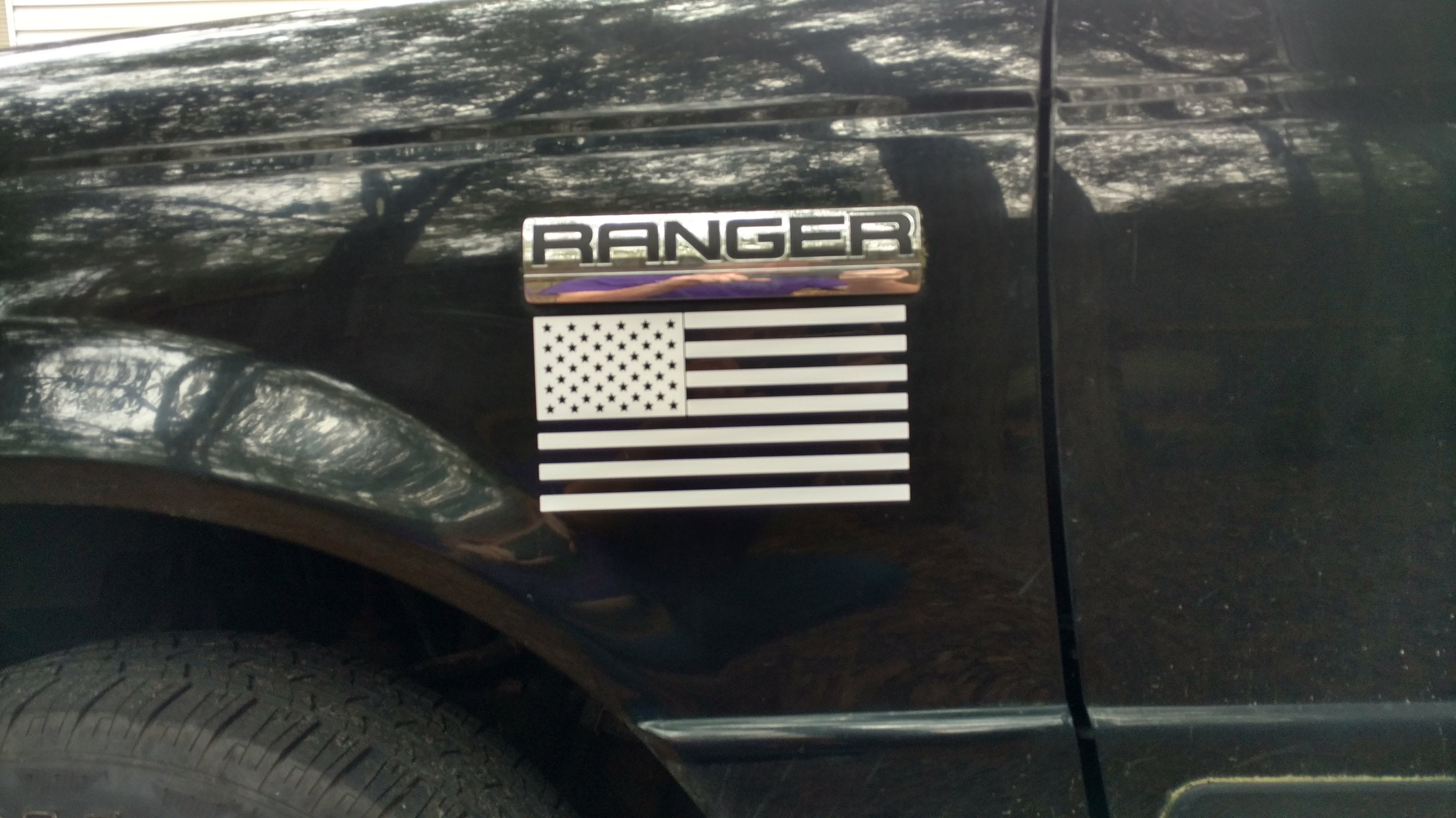 American USA Flag Vinyl Decal Laptop Computer Car Truck Van Window ...