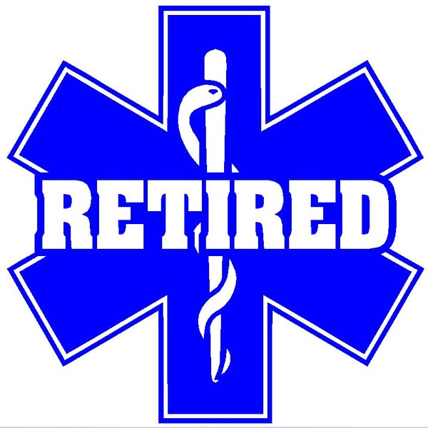 Firefighter star of life decal etsy