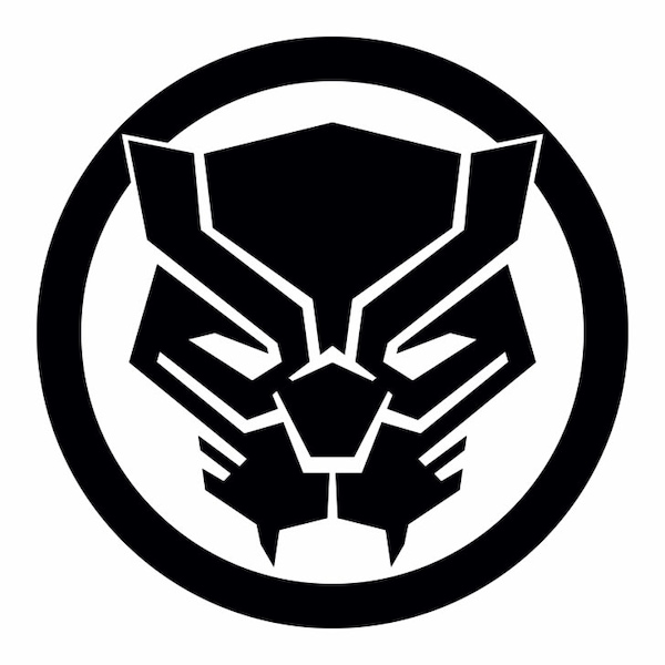 Black Panther with Fangs Logo Symbol Vinyl Decal Sticker FREE SHIPPING Multiple Sizes and Colors window hood door tumbler cooler laptop