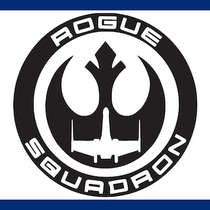 Star Wars Rogue Squadron Vinyl Decal Cosplay Call Sign Symbol Rebel Alliance Sticker