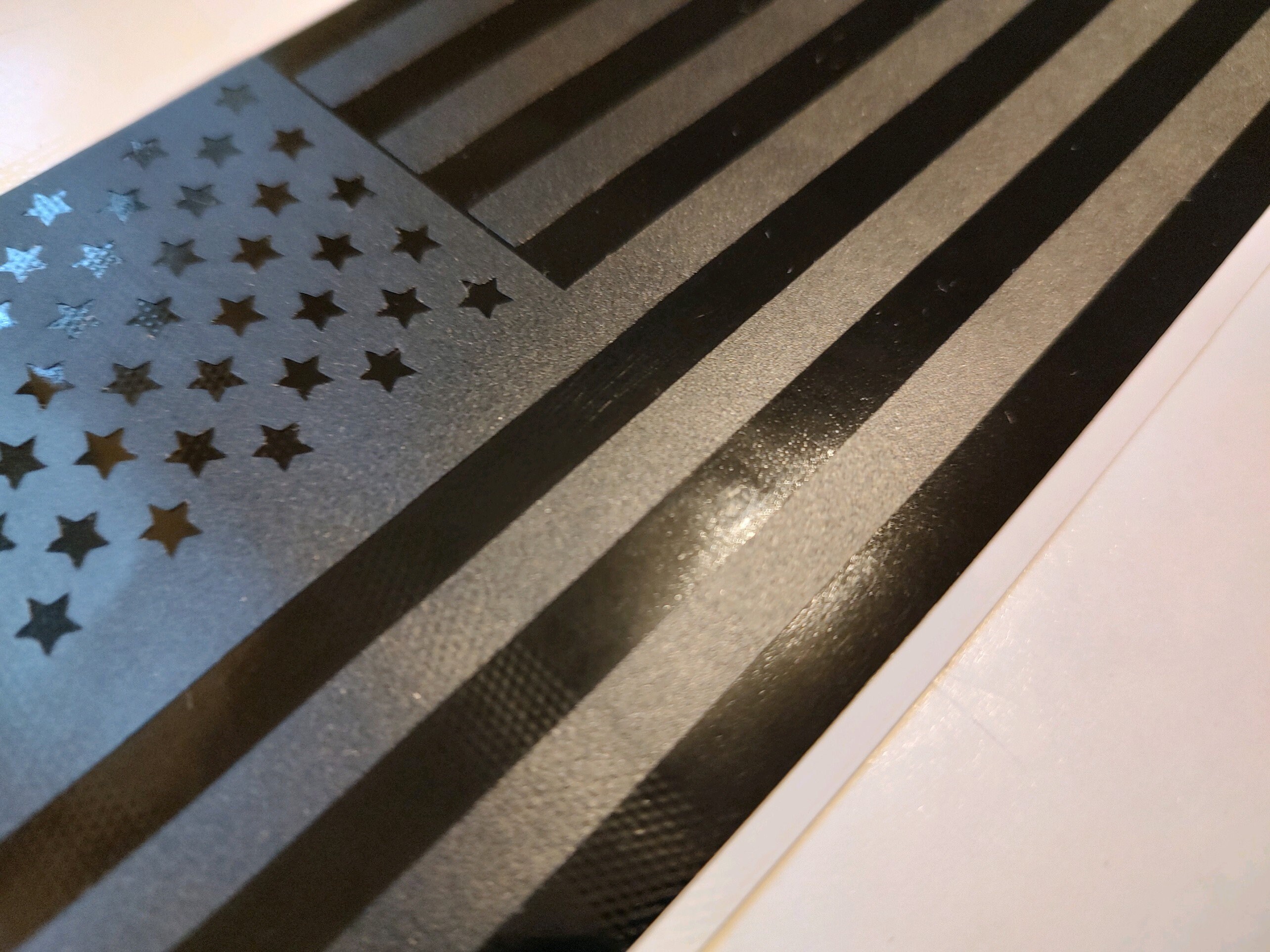 All Black American Flags Vinyl Decal Sticker Tactical Military Etsy