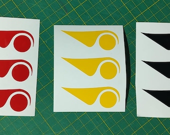 Bug Symbol Helmet Graphic Decal - Star Wars Stencil Rebel Cosplay Vinyl Sticker Stencil
