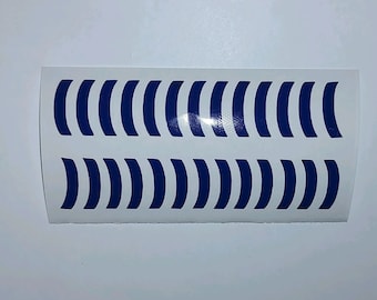 Stormtrooper Stripes Decal Helmet Graphic Vinyl Sticker Star Wars Cosplay