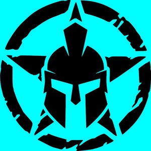 Spartan Helmet Distressed Army Star Vinyl Decal Tattered Ripped Military Sticker Wiele rozmiarów Kolory DARMOWA WYSYŁKA drzwi chłodnicy paliwa