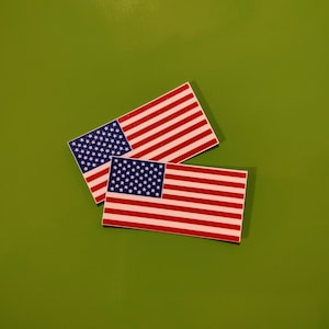 Stickers veiligheidshelm Paar Amerikaanse vlaggen Rood Wit Blauw Veiligheidsstickers Motorlashelmlabels Bouwgereedschapskisten Citaten