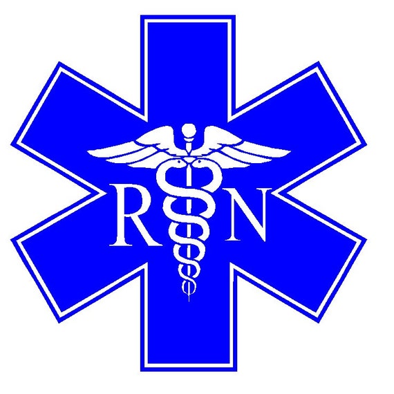 Paramedic Star Of Life Decal - Vinyl Sticker, 5" X 5", 11 Color Choices, Outdoor Rated