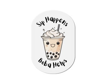 Boba Die-Cut Magnet 1