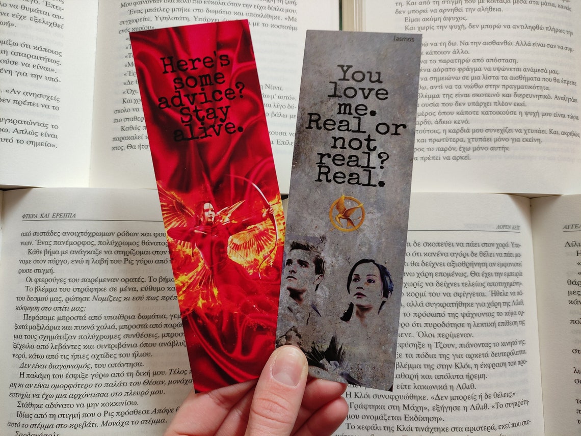 Hunger Games bookmarks | Etsy