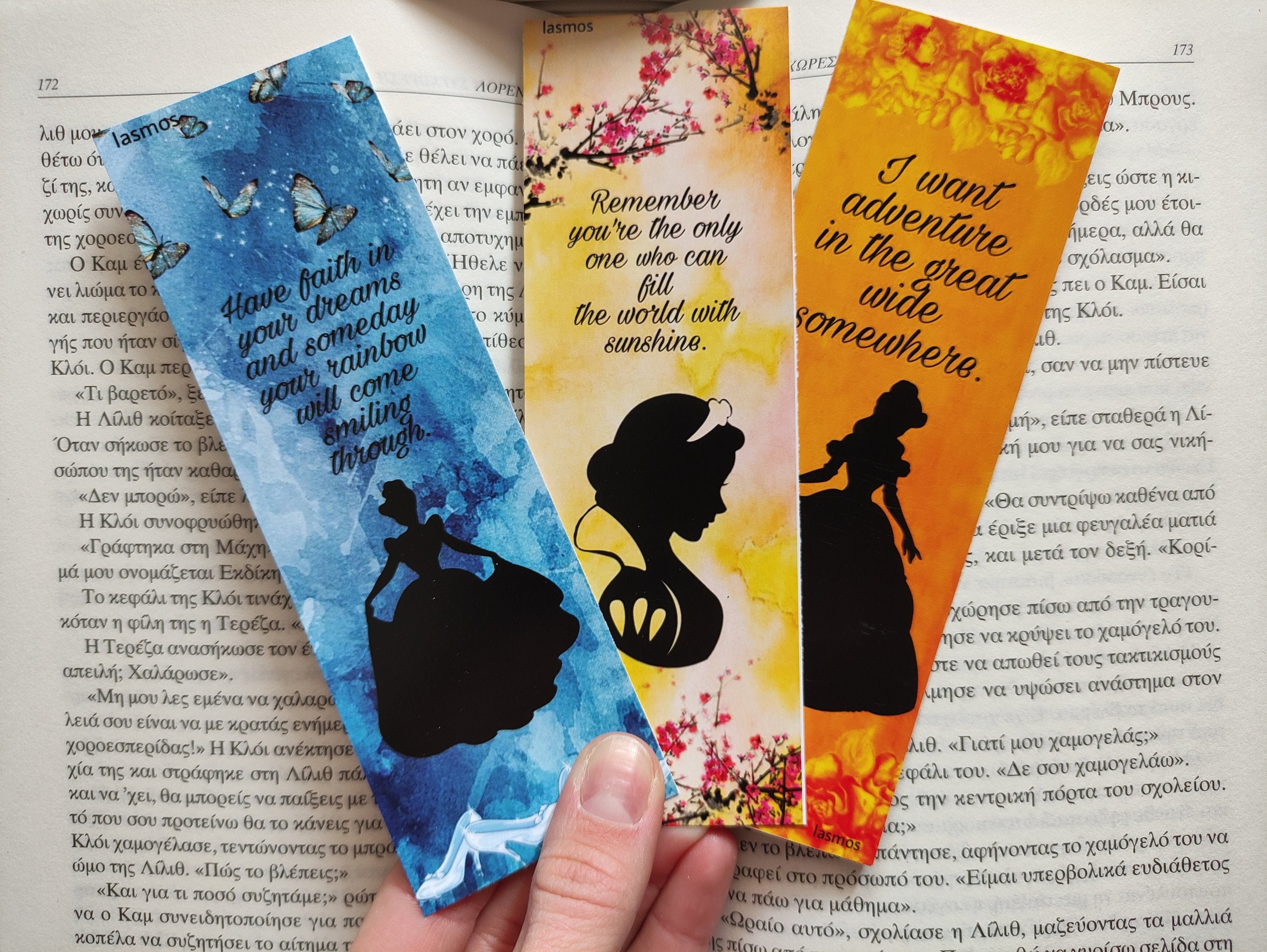 Disney Inspired Bookmarks Etsy Disney Inspired Bookmarks Etsy