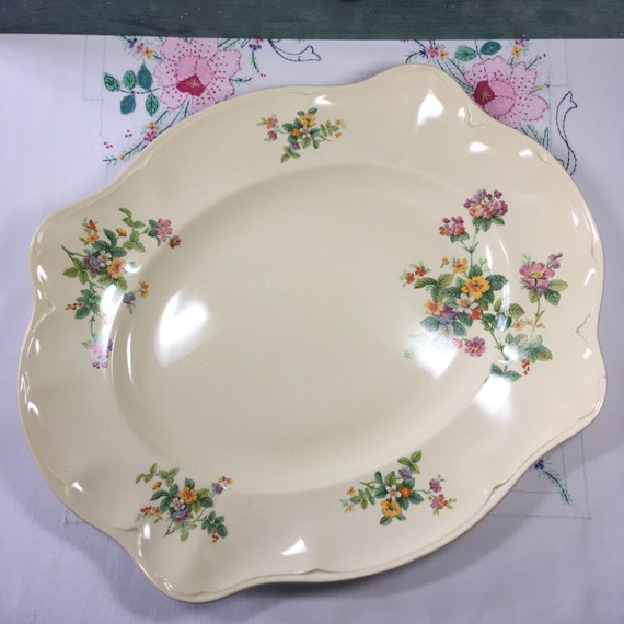 Freya Set Of 2 Porcelain Serving Platters Dishes