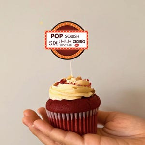 Modello per decorazione cupcake a tema Chicago The Movie!