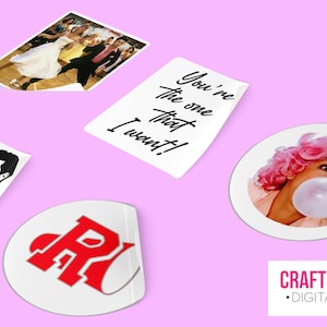 Grease sticker template ready to print at home!