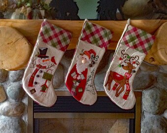 personalized christmas stocking snowman with jingle bells country christmas decor embroider christmas stocking - Country Christmas Stockings personalized christmas stocking snowman with jingle bells country christmas decor embroider christmas stocking - Country Christmas Stockings