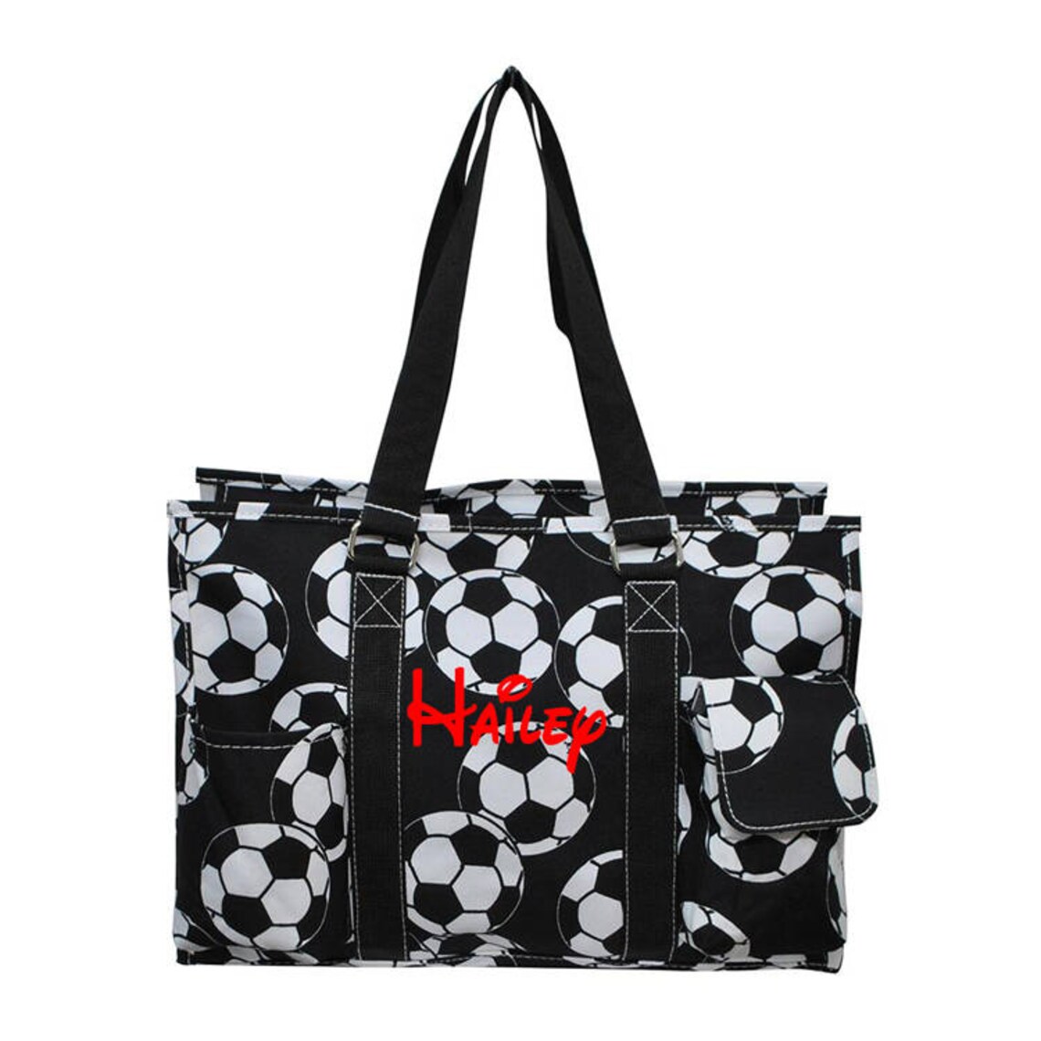 Personalized soccer tote utility soccer tote bag soccer mom Etsy