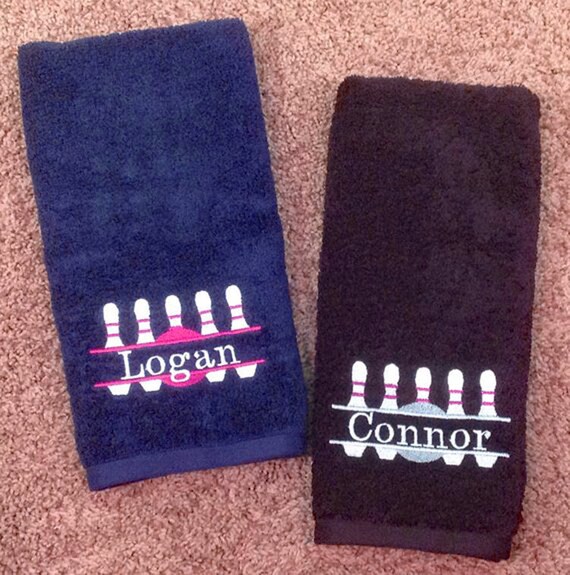 Personalized bowling towel bowling team towels bowling Etsy