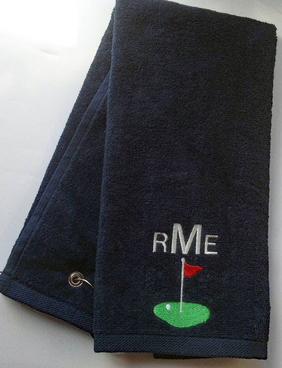 Golf towels personalized and monogrammed with team logo or Etsy