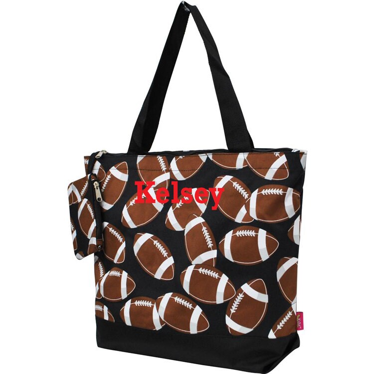 Personalized Football tote bag sports team bag stadium bag Etsy