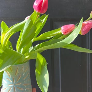 Carved Vase, Pottery Vase, Ceramic Utensil Holder, Makeup Brush Holder, Kitchen Storage Caddy Vase, Ceramic Flower Vase, Kitchen Vase