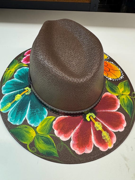 Handmade Painting Mexican Hat , Sombreros Mexicanos Pintados  display picture 2
