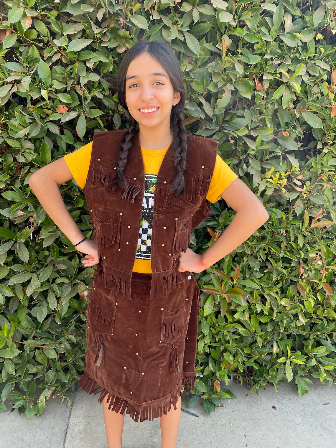 Vestido típico mexicano de Monterrey Traje