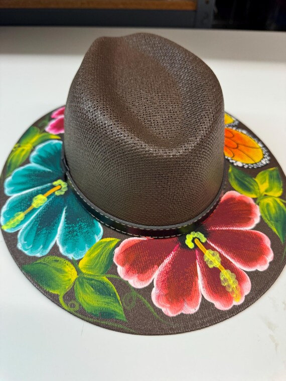 Handmade Painting Mexican Hat , Sombreros Mexicanos Pintados  display picture 3