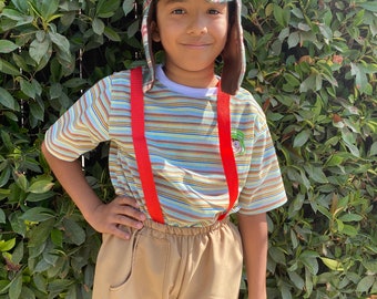 Disfraz del Chavo del Ocho: atuendo de fiesta de inspiración mexicana