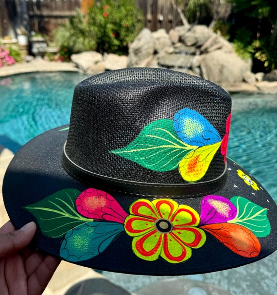 Handmade Painting Mexican Hat , Sombreros Mexicanos Pintados  display picture 3