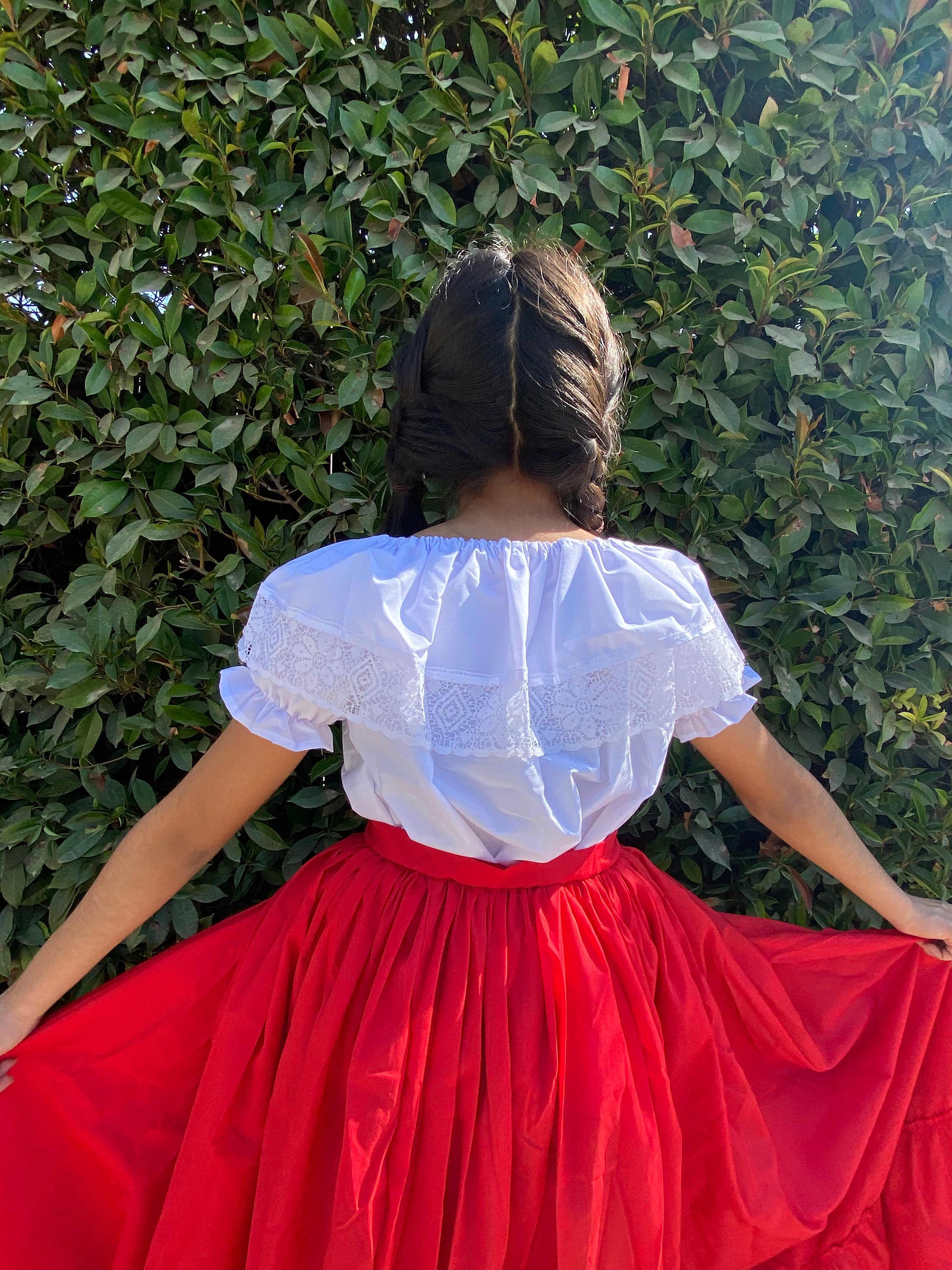 Faldas mexicanas blusa Faldas de Vuelo con - Etsy México