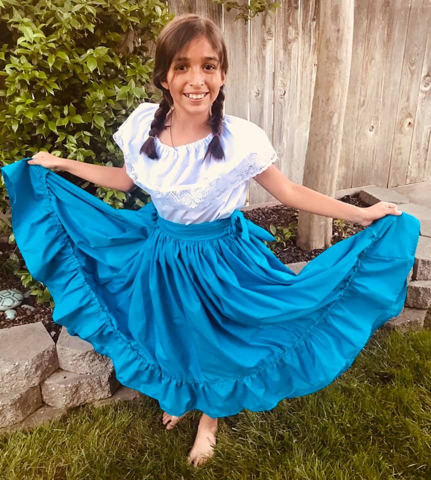 Faldas mexicanas con blusa Faldas Mexicanas de con - Etsy México