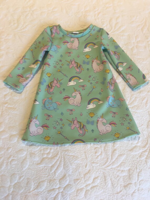 unicorn dress age 4