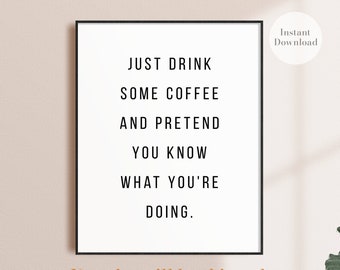 Motivational Wall Art, Motivational Poster, PRINTABLE, Demotivational Print, Funny Quote Wall Art, Funny Motivational Poster Quote