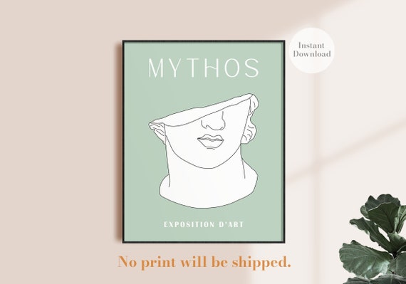 Greek Gods Print PRINTABLE Mythology Wall Art Exhibition | Etsy