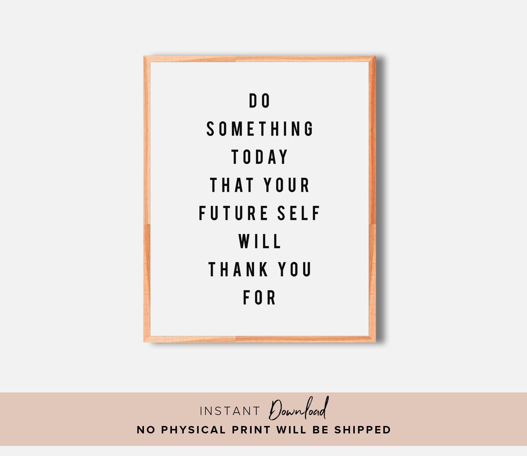 Motivational Wall Decor Quote Print Inspirational Wall Art Etsy