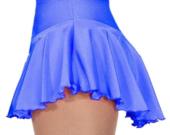 Figure Skating skirt, flare, many colors in velvet or spandex