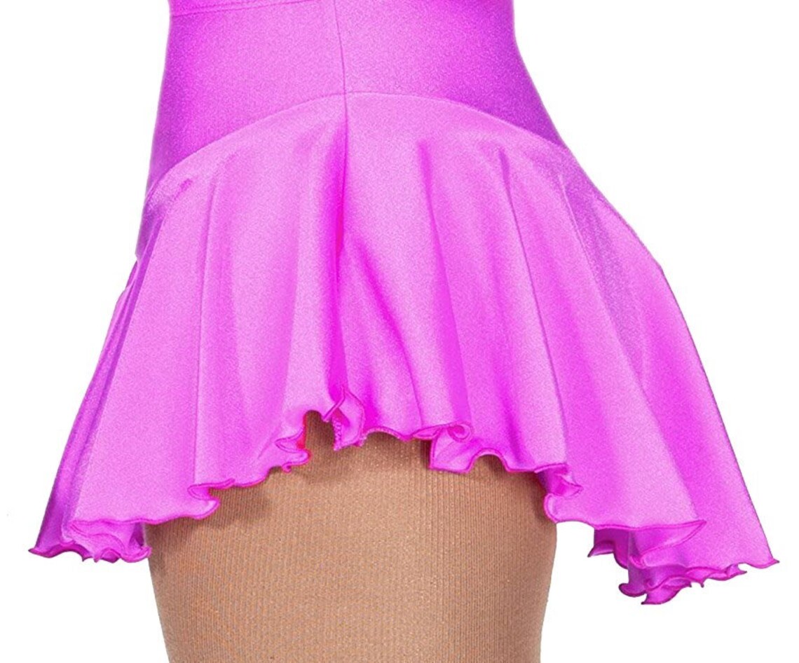 Figure Skating Skirt, Flare, Many Colors in Velvet or Spandex Etsy