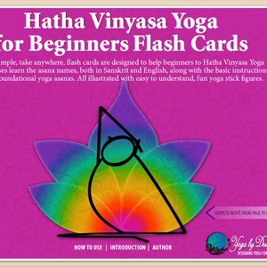 Hatha Vinyasa Yoga pour débutants Flash Cards eBook pour les appareils Apple et les ordinateurs